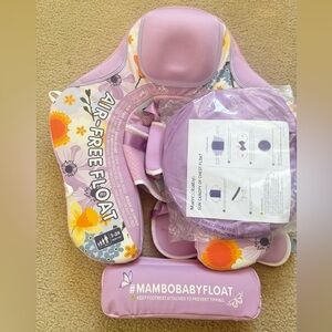 NEW Mambobaby Baby Swim Float w/ Canopy Non-Inflatable Infant Pool Float w Tail